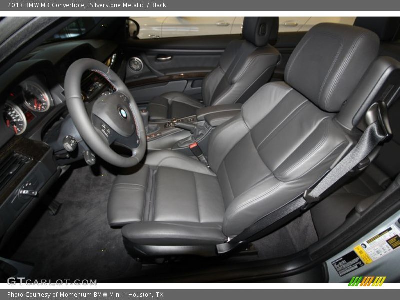 Front Seat of 2013 M3 Convertible