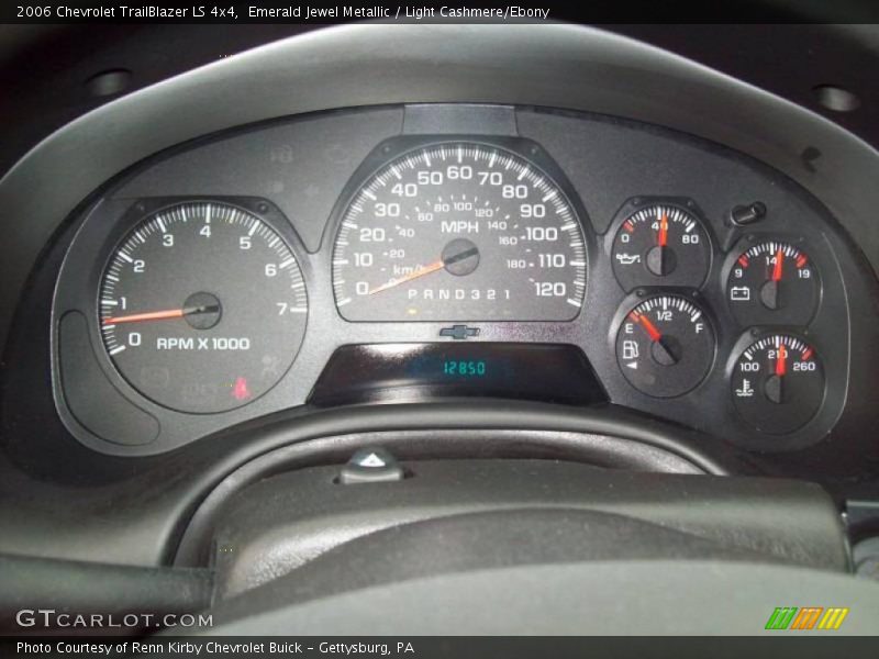 Emerald Jewel Metallic / Light Cashmere/Ebony 2006 Chevrolet TrailBlazer LS 4x4