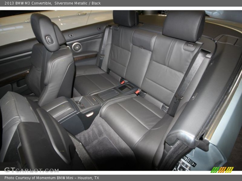 Rear Seat of 2013 M3 Convertible