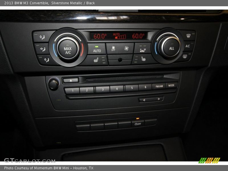 Controls of 2013 M3 Convertible