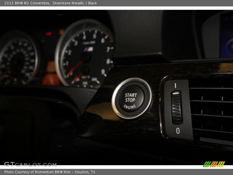 Silverstone Metallic / Black 2013 BMW M3 Convertible