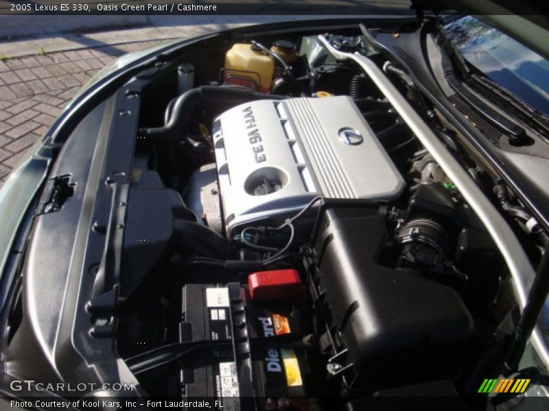 Oasis Green Pearl / Cashmere 2005 Lexus ES 330