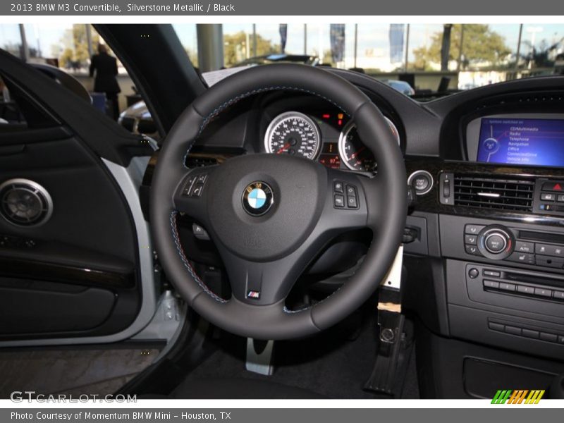 Silverstone Metallic / Black 2013 BMW M3 Convertible