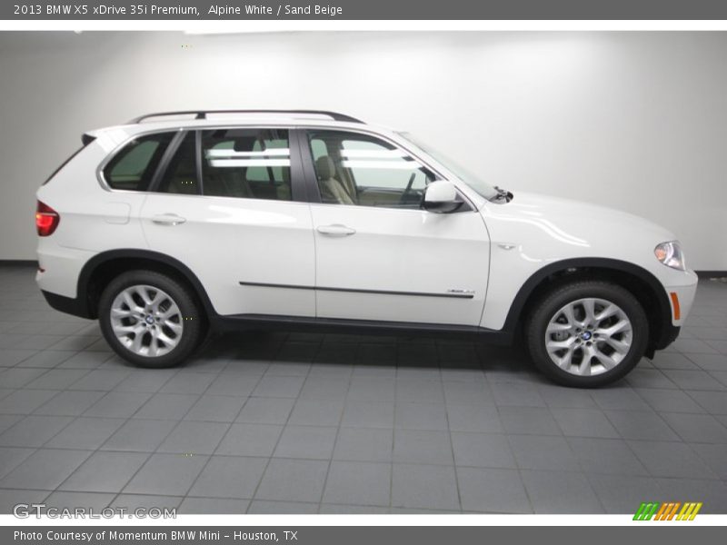 Alpine White / Sand Beige 2013 BMW X5 xDrive 35i Premium