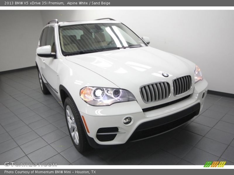 Alpine White / Sand Beige 2013 BMW X5 xDrive 35i Premium