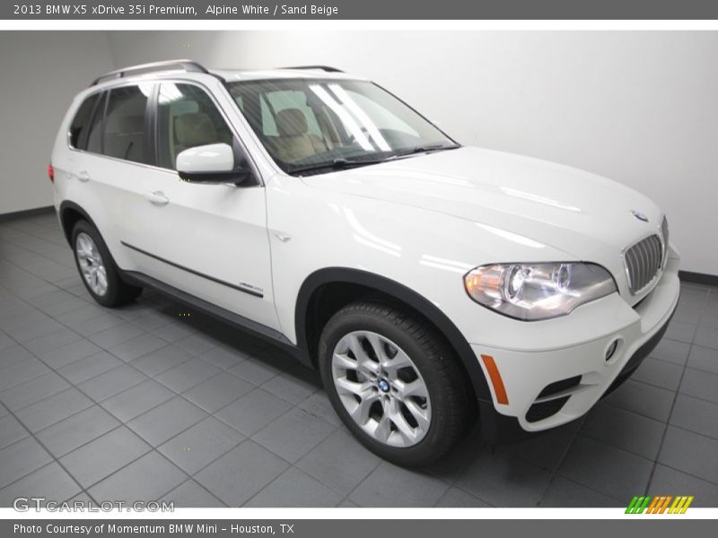 Alpine White / Sand Beige 2013 BMW X5 xDrive 35i Premium