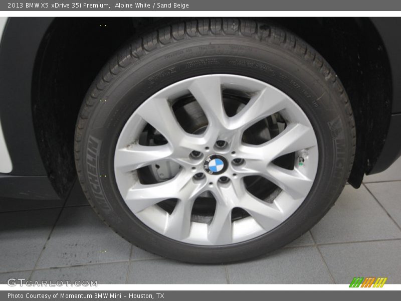 Alpine White / Sand Beige 2013 BMW X5 xDrive 35i Premium