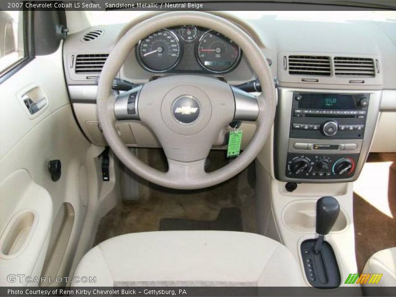 Sandstone Metallic / Neutral Beige 2007 Chevrolet Cobalt LS Sedan