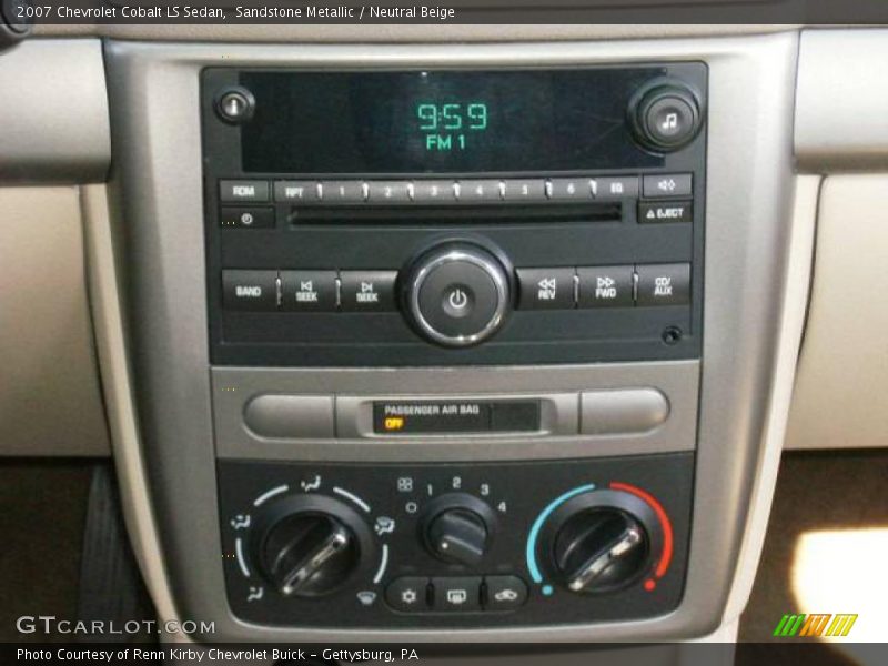 Sandstone Metallic / Neutral Beige 2007 Chevrolet Cobalt LS Sedan