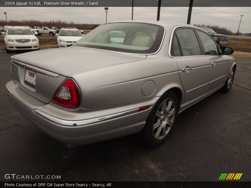 Platinum Silver Metallic / Sand 2004 Jaguar XJ XJ8