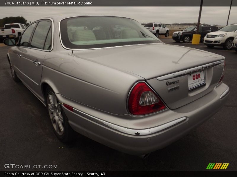 Platinum Silver Metallic / Sand 2004 Jaguar XJ XJ8