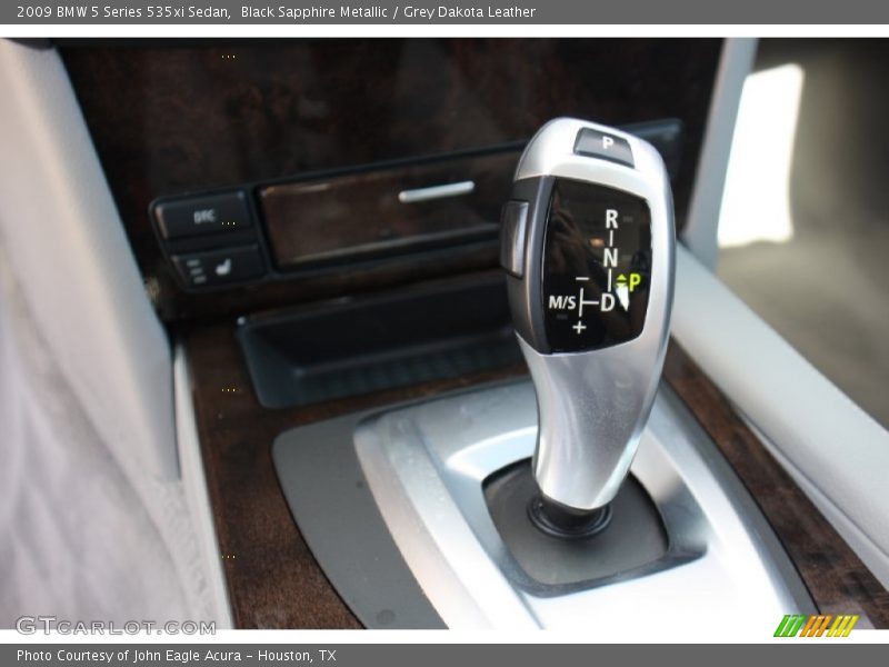 Black Sapphire Metallic / Grey Dakota Leather 2009 BMW 5 Series 535xi Sedan