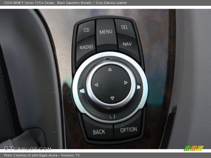 Black Sapphire Metallic / Grey Dakota Leather 2009 BMW 5 Series 535xi Sedan