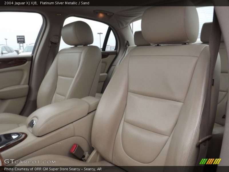 Platinum Silver Metallic / Sand 2004 Jaguar XJ XJ8
