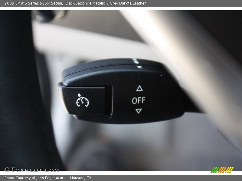 Black Sapphire Metallic / Grey Dakota Leather 2009 BMW 5 Series 535xi Sedan