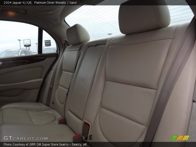 Platinum Silver Metallic / Sand 2004 Jaguar XJ XJ8