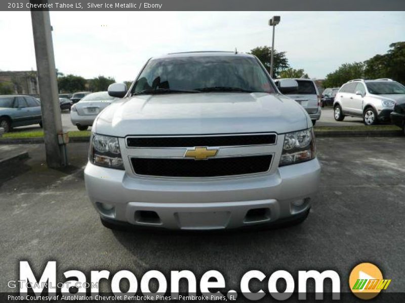 Silver Ice Metallic / Ebony 2013 Chevrolet Tahoe LS