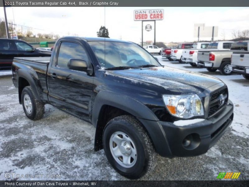 Black / Graphite Gray 2011 Toyota Tacoma Regular Cab 4x4