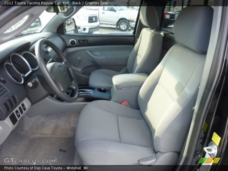 Black / Graphite Gray 2011 Toyota Tacoma Regular Cab 4x4