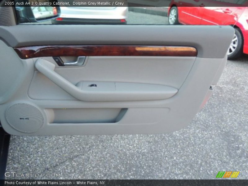 Dolphin Grey Metallic / Grey 2005 Audi A4 3.0 quattro Cabriolet