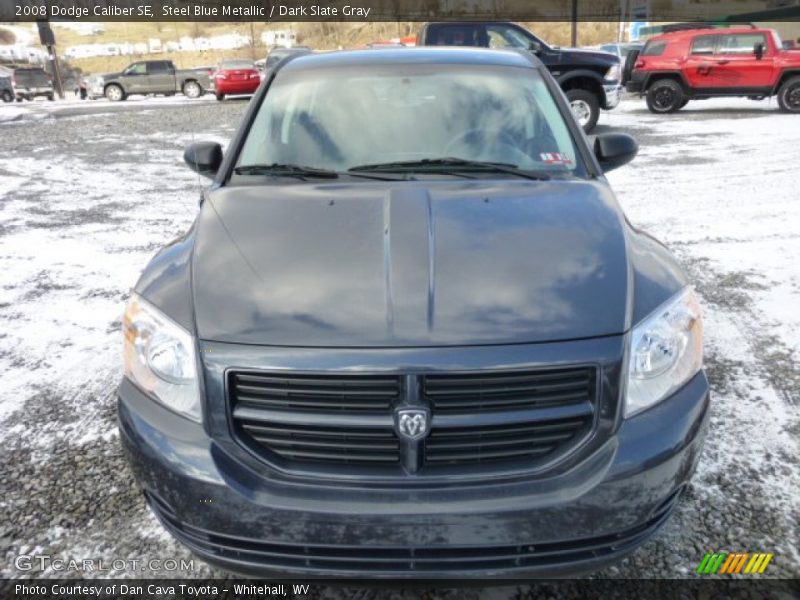 Steel Blue Metallic / Dark Slate Gray 2008 Dodge Caliber SE