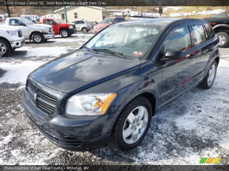 Steel Blue Metallic / Dark Slate Gray 2008 Dodge Caliber SE