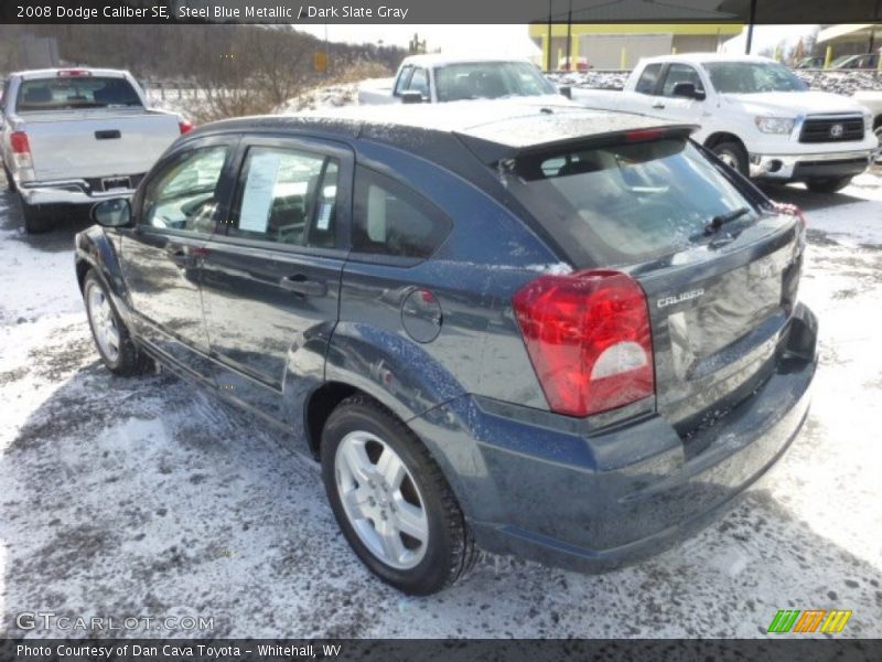 Steel Blue Metallic / Dark Slate Gray 2008 Dodge Caliber SE