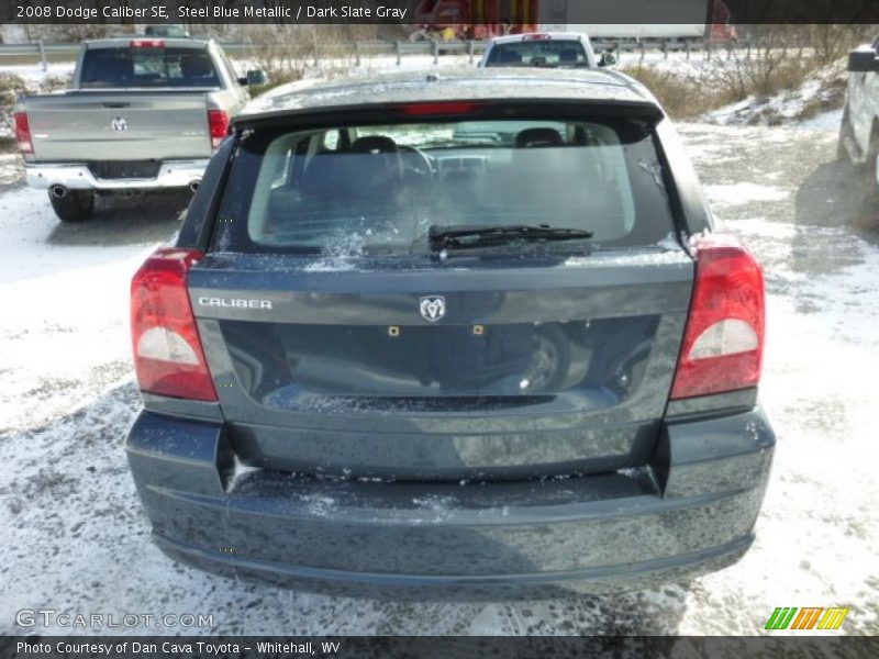 Steel Blue Metallic / Dark Slate Gray 2008 Dodge Caliber SE