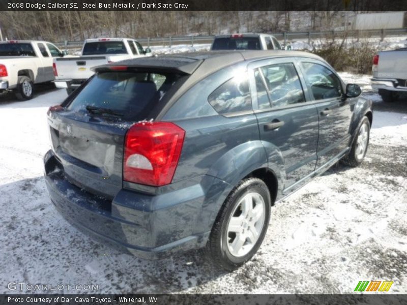 Steel Blue Metallic / Dark Slate Gray 2008 Dodge Caliber SE