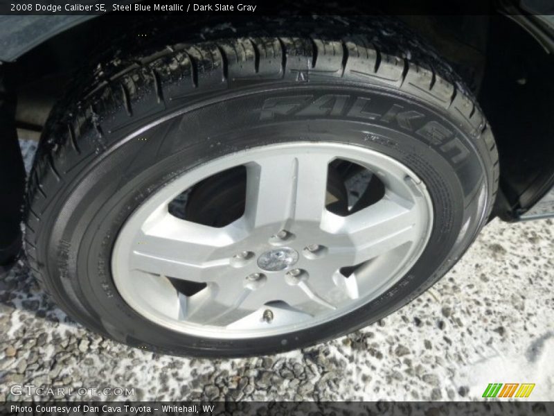 Steel Blue Metallic / Dark Slate Gray 2008 Dodge Caliber SE