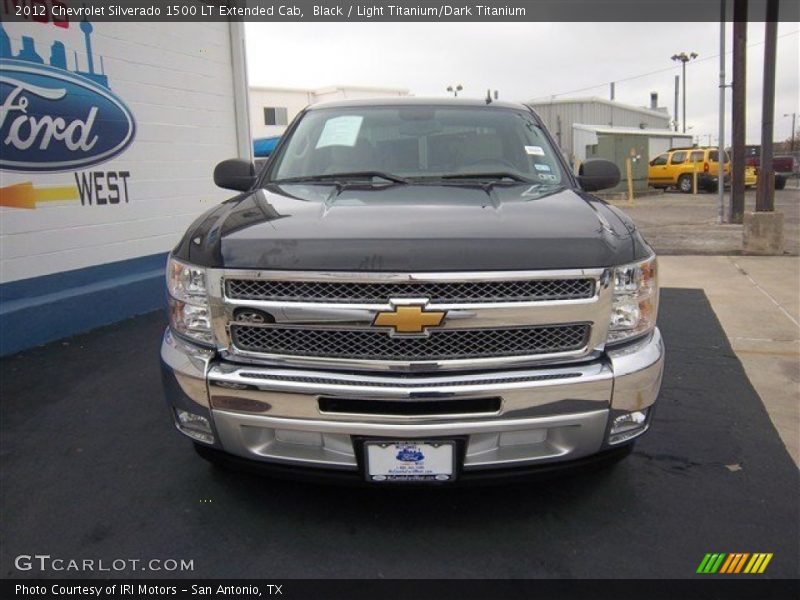 Black / Light Titanium/Dark Titanium 2012 Chevrolet Silverado 1500 LT Extended Cab
