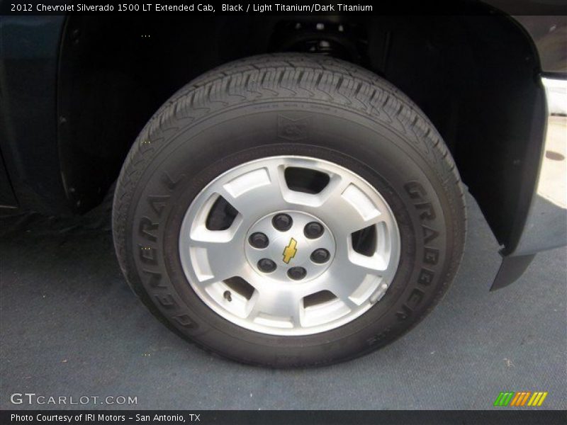 Black / Light Titanium/Dark Titanium 2012 Chevrolet Silverado 1500 LT Extended Cab