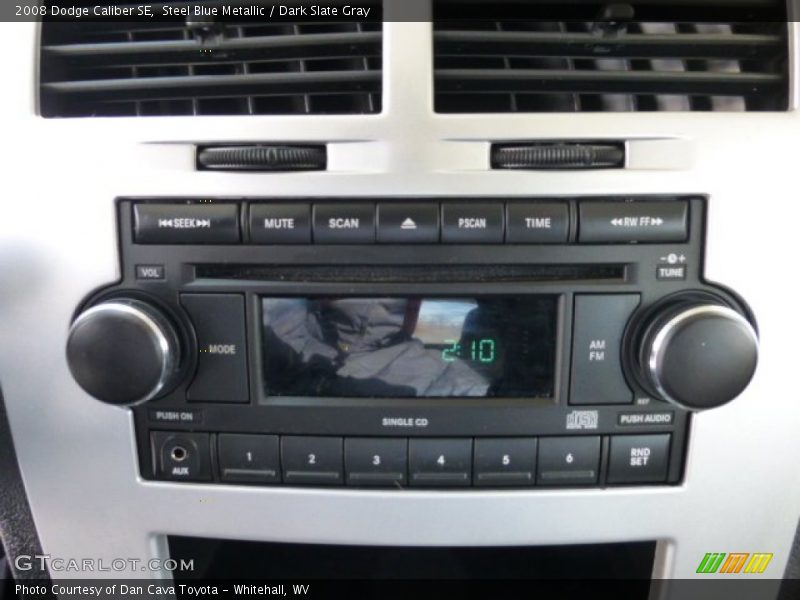 Steel Blue Metallic / Dark Slate Gray 2008 Dodge Caliber SE