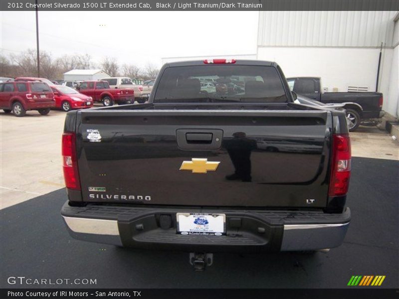 Black / Light Titanium/Dark Titanium 2012 Chevrolet Silverado 1500 LT Extended Cab