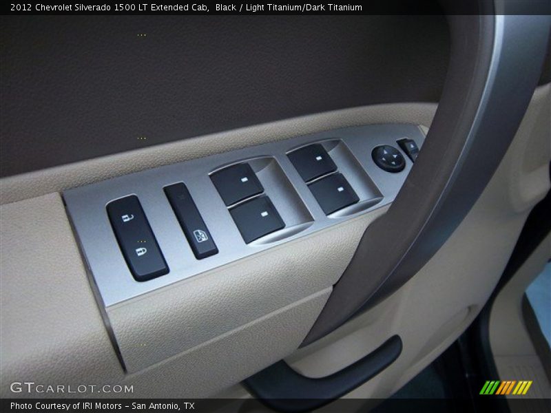 Black / Light Titanium/Dark Titanium 2012 Chevrolet Silverado 1500 LT Extended Cab