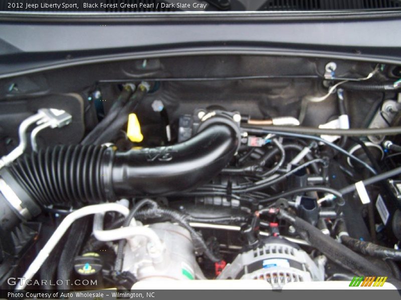 Black Forest Green Pearl / Dark Slate Gray 2012 Jeep Liberty Sport