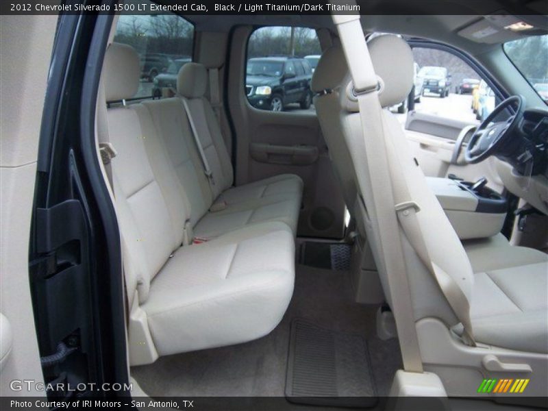 Black / Light Titanium/Dark Titanium 2012 Chevrolet Silverado 1500 LT Extended Cab