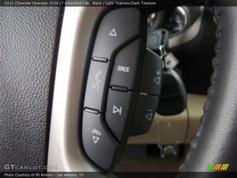 Black / Light Titanium/Dark Titanium 2012 Chevrolet Silverado 1500 LT Extended Cab