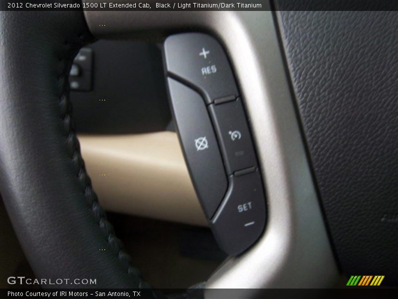 Black / Light Titanium/Dark Titanium 2012 Chevrolet Silverado 1500 LT Extended Cab