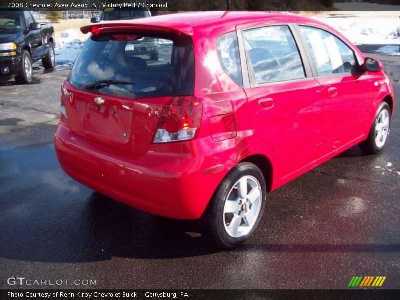 Victory Red / Charcoal 2008 Chevrolet Aveo Aveo5 LS