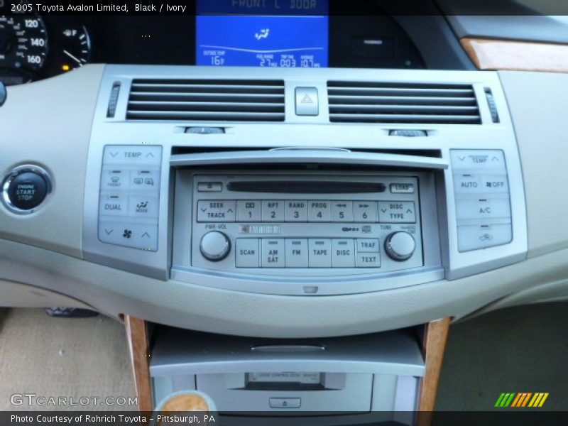 Black / Ivory 2005 Toyota Avalon Limited