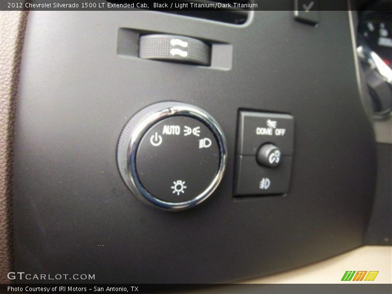 Black / Light Titanium/Dark Titanium 2012 Chevrolet Silverado 1500 LT Extended Cab