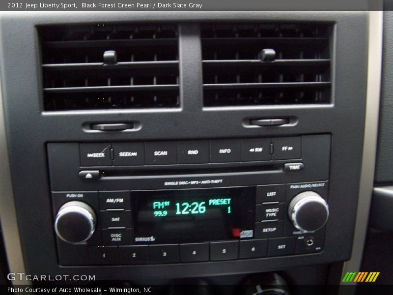 Black Forest Green Pearl / Dark Slate Gray 2012 Jeep Liberty Sport