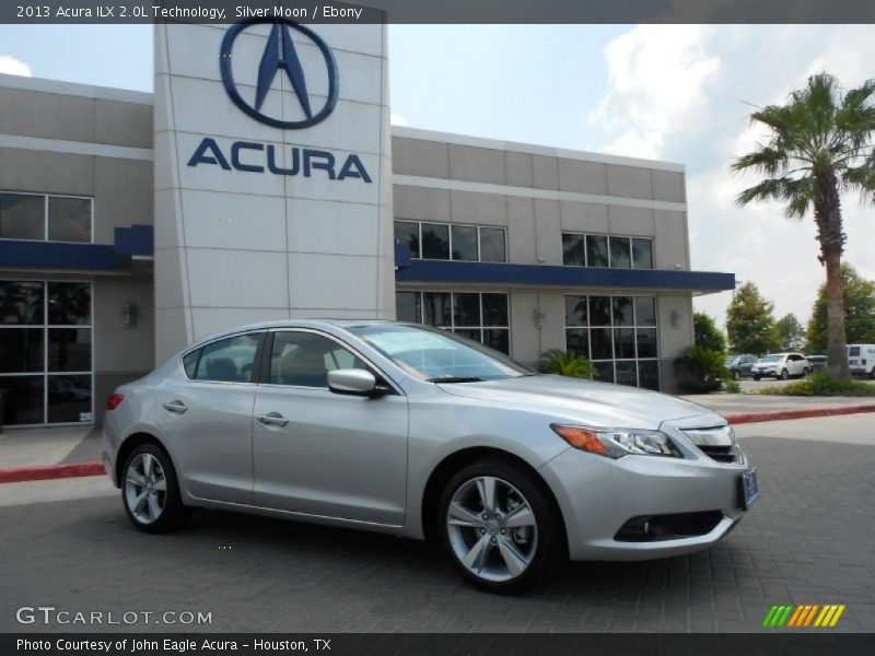 Silver Moon / Ebony 2013 Acura ILX 2.0L Technology