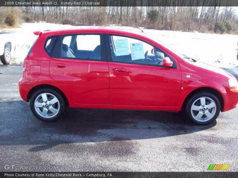 Victory Red / Charcoal 2008 Chevrolet Aveo Aveo5 LS