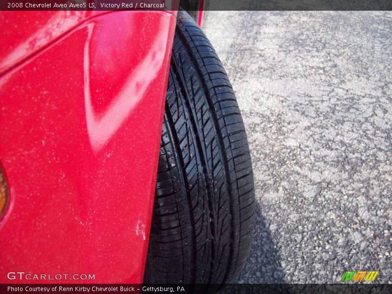 Victory Red / Charcoal 2008 Chevrolet Aveo Aveo5 LS
