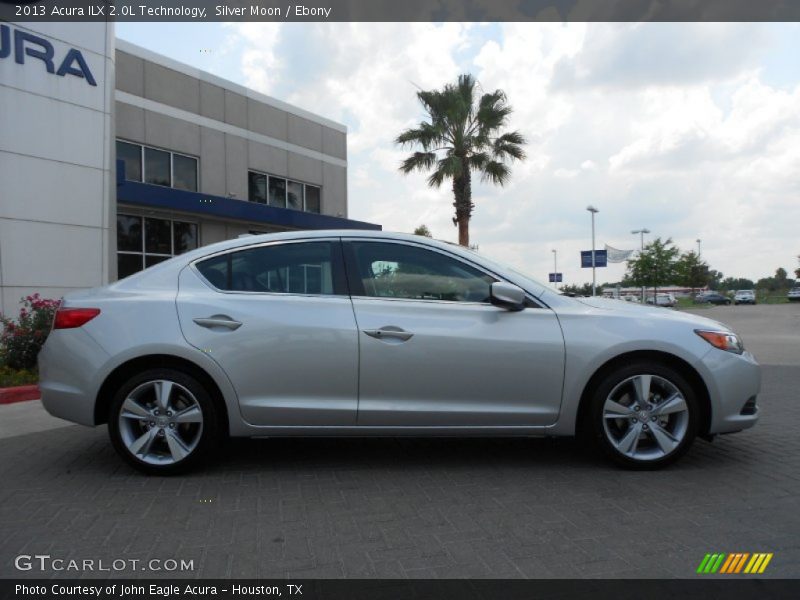 Silver Moon / Ebony 2013 Acura ILX 2.0L Technology