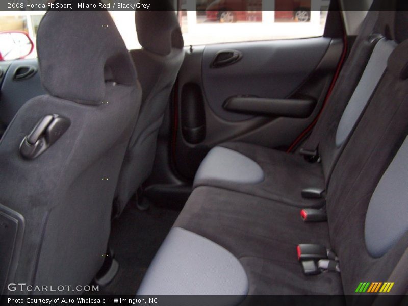 Milano Red / Black/Grey 2008 Honda Fit Sport