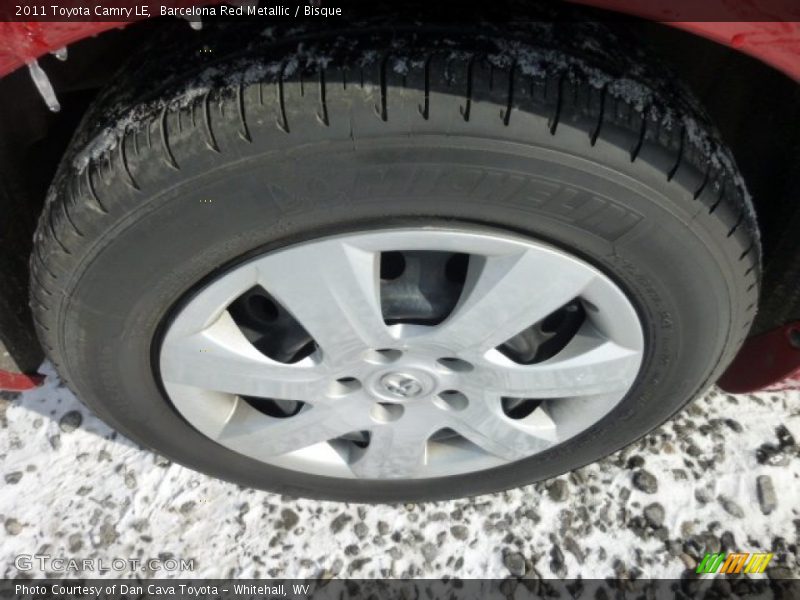 Barcelona Red Metallic / Bisque 2011 Toyota Camry LE