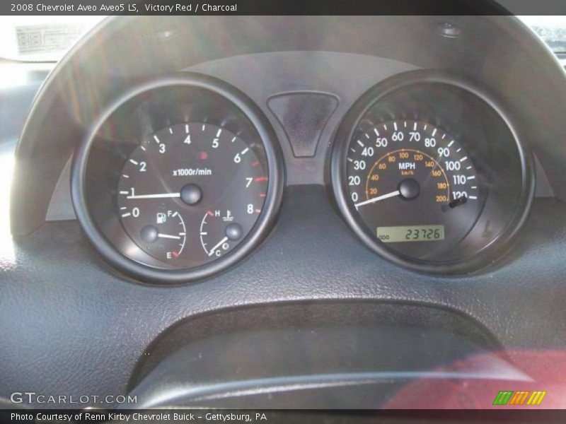Victory Red / Charcoal 2008 Chevrolet Aveo Aveo5 LS